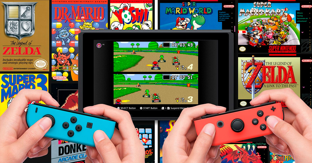 jogos de Snes e Nes no Nintendo Switch

