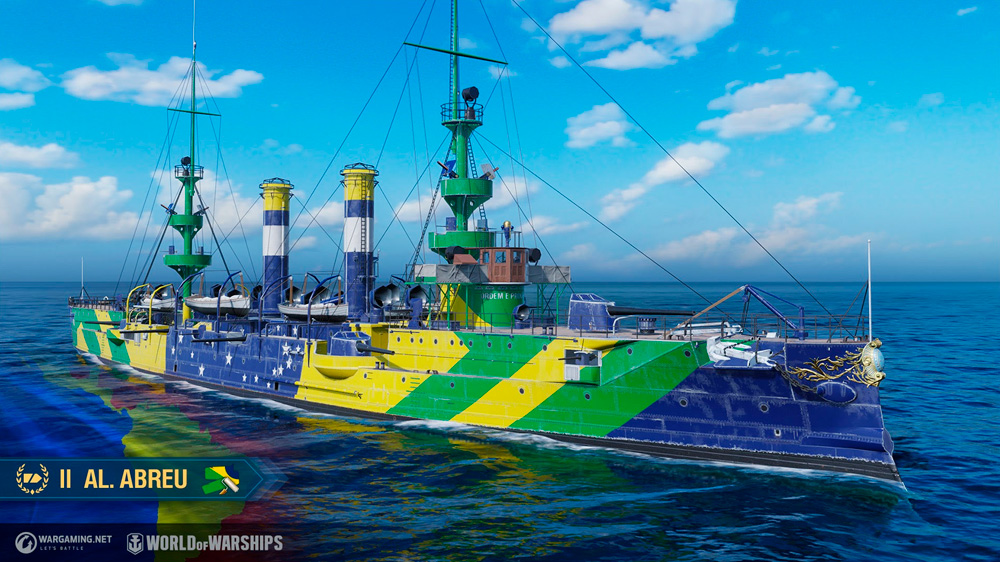 Almirante Abreu em World of Warships