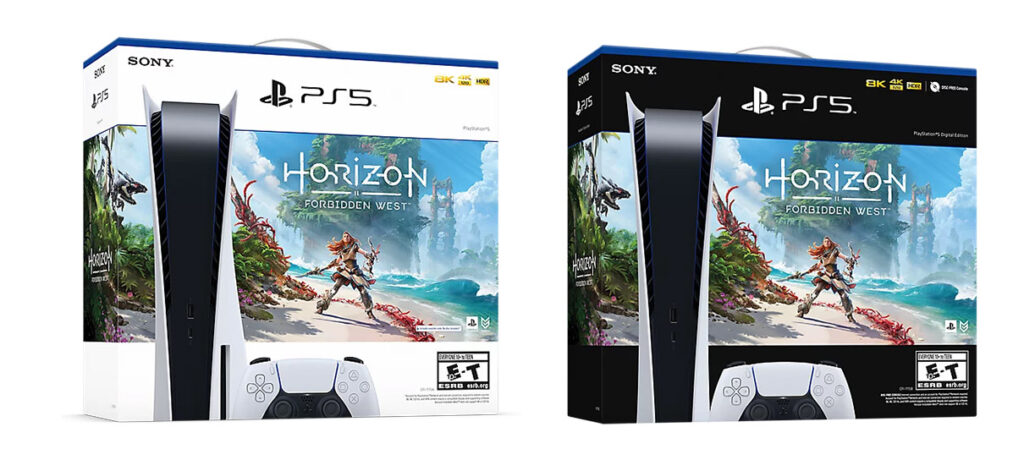Bundle de Playstation 5 com Horizon Forbidden West