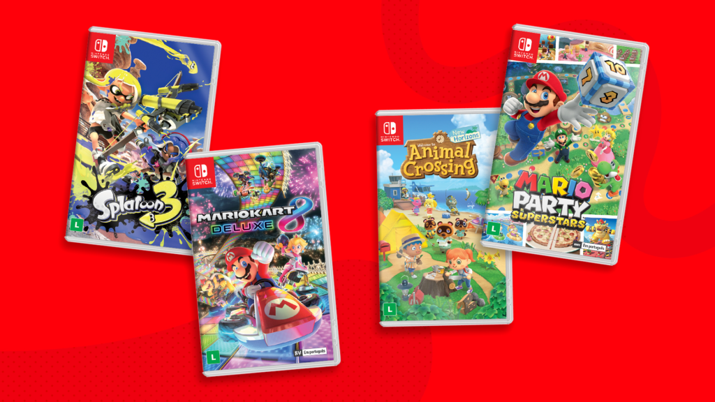 Jogo Mario Party Superstars Nintendo Switch Midia Fisica