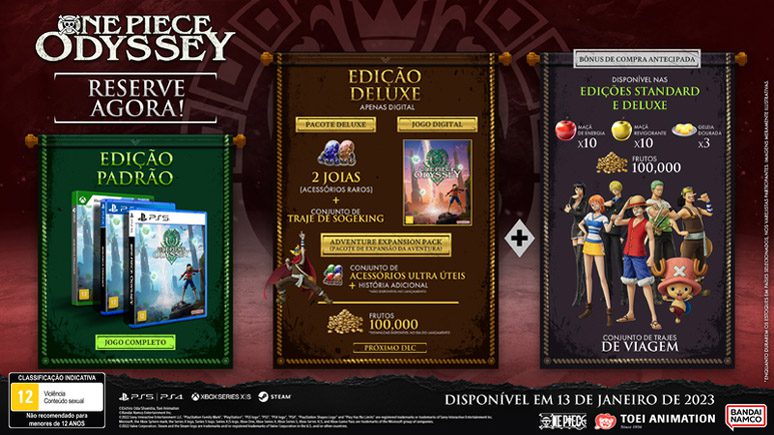 Edições de One Piece Odyssey