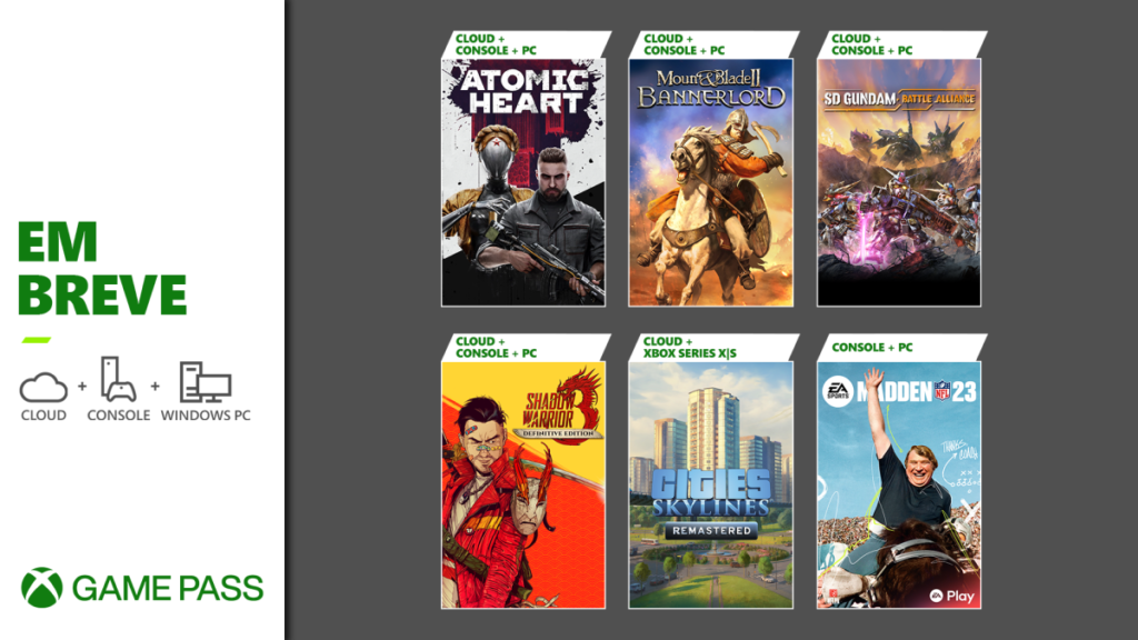 Xbox Game Pass traz 4 jogos em teste grátis até domingo