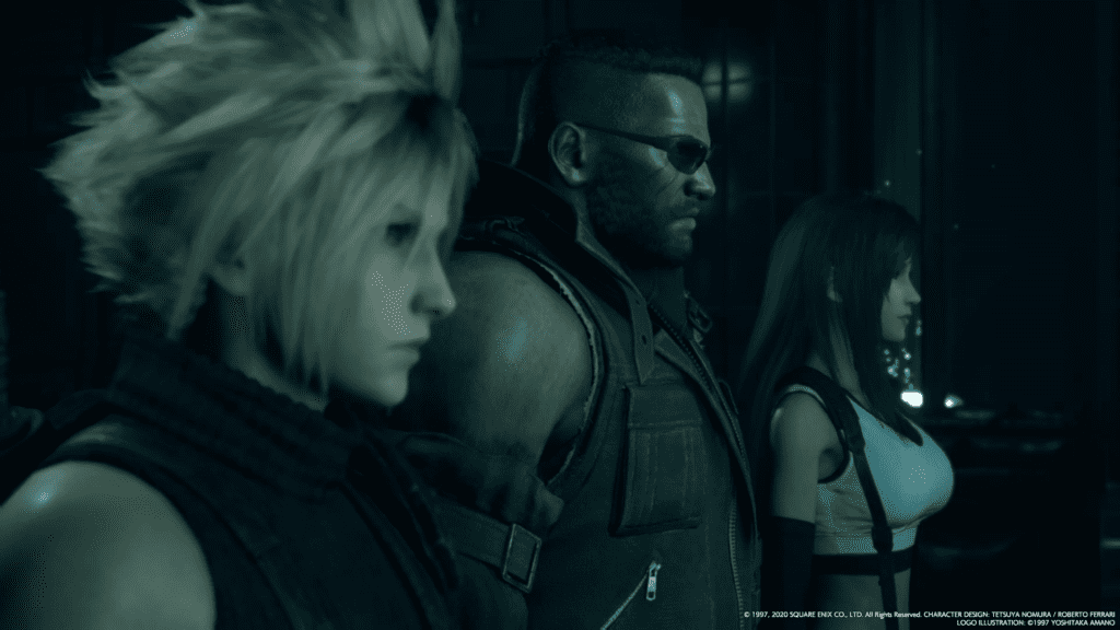 Final Fantasy VII Remake Cloud, Barret e Tifa