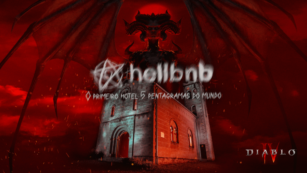 Hellbnb primeiro hotel 5 pentagramas do mundo.