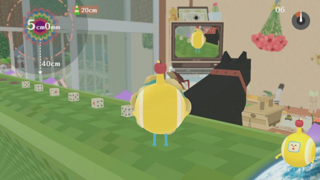 Inicio da fase em We Love Katamari