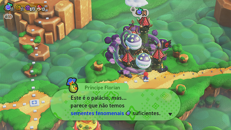 Sementes Fenomenais são necessárias em Mario Wonder