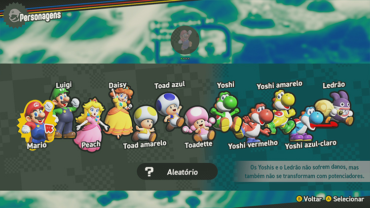 Personagens em Mario Wonder