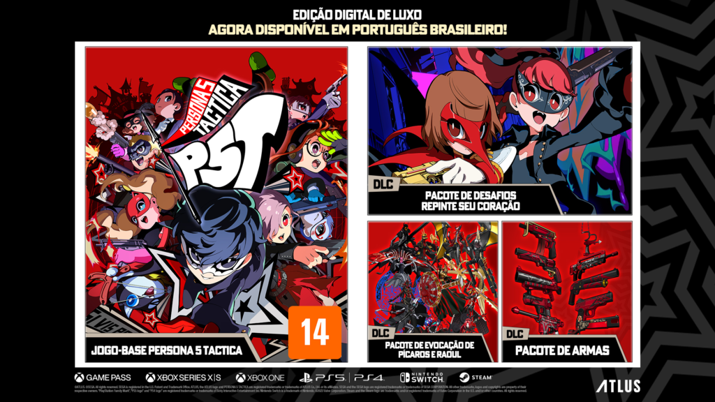 Persona 5 tatctica edição de luxo