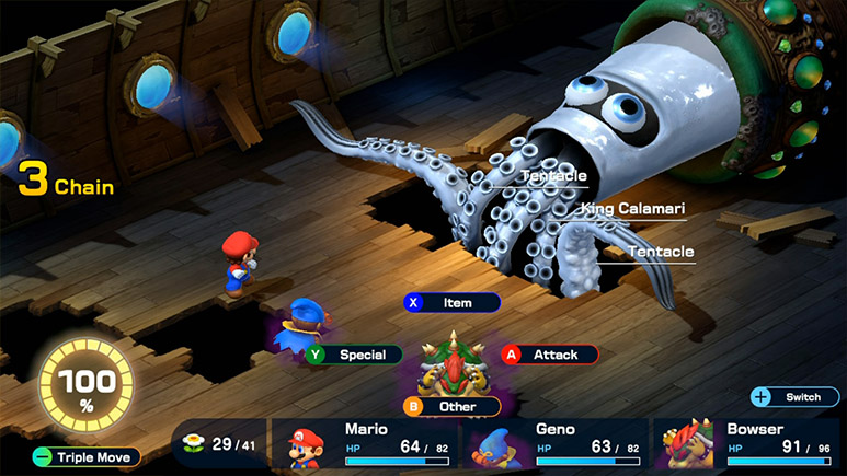 King Calamari em Super Mario RPG