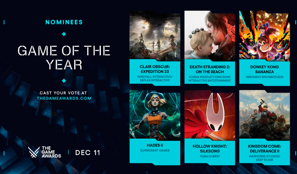 The Game Awards 2025 Goty