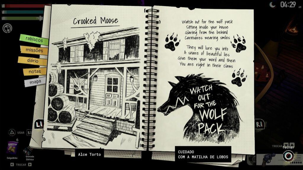 Rabiscos e anotações em I Hate this place