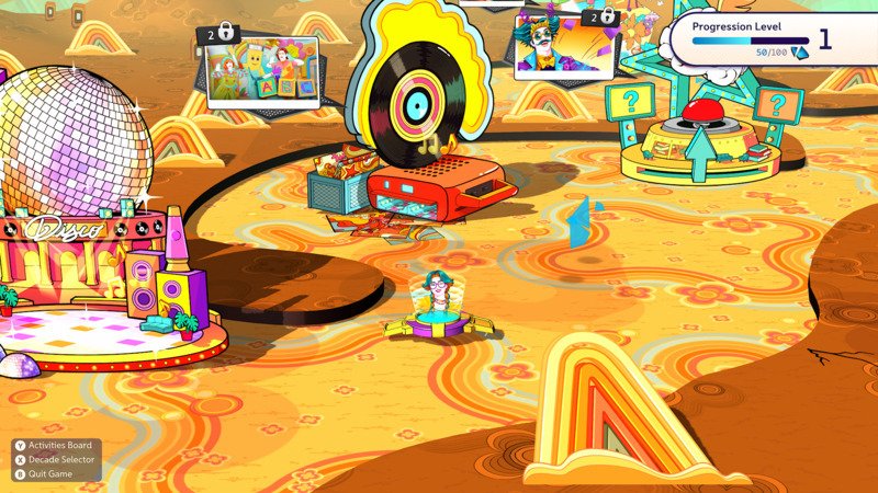 Just Dance Decades of Hits Mapa Mundi